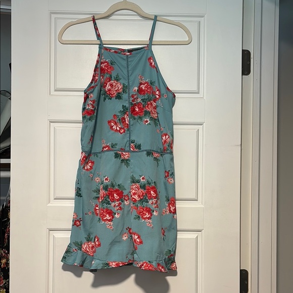$5/25! Add 5 to bundle to get for $25 Primark Orange and Pink Casual Romper - Picture 1 of 5